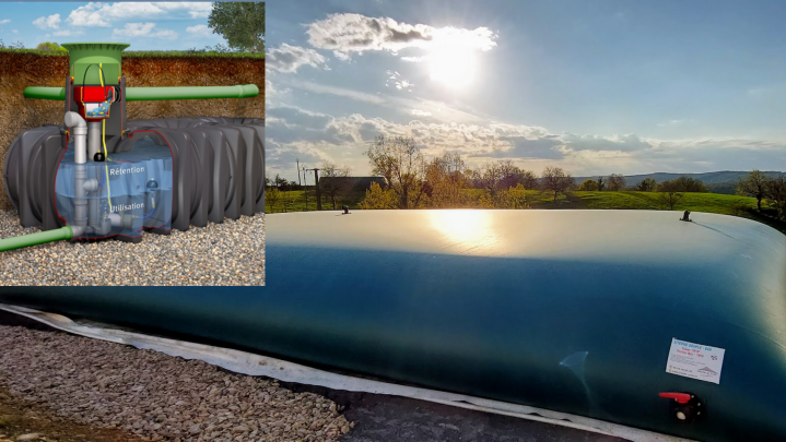 Rétention d'eau pluviale Saint-Gaudens